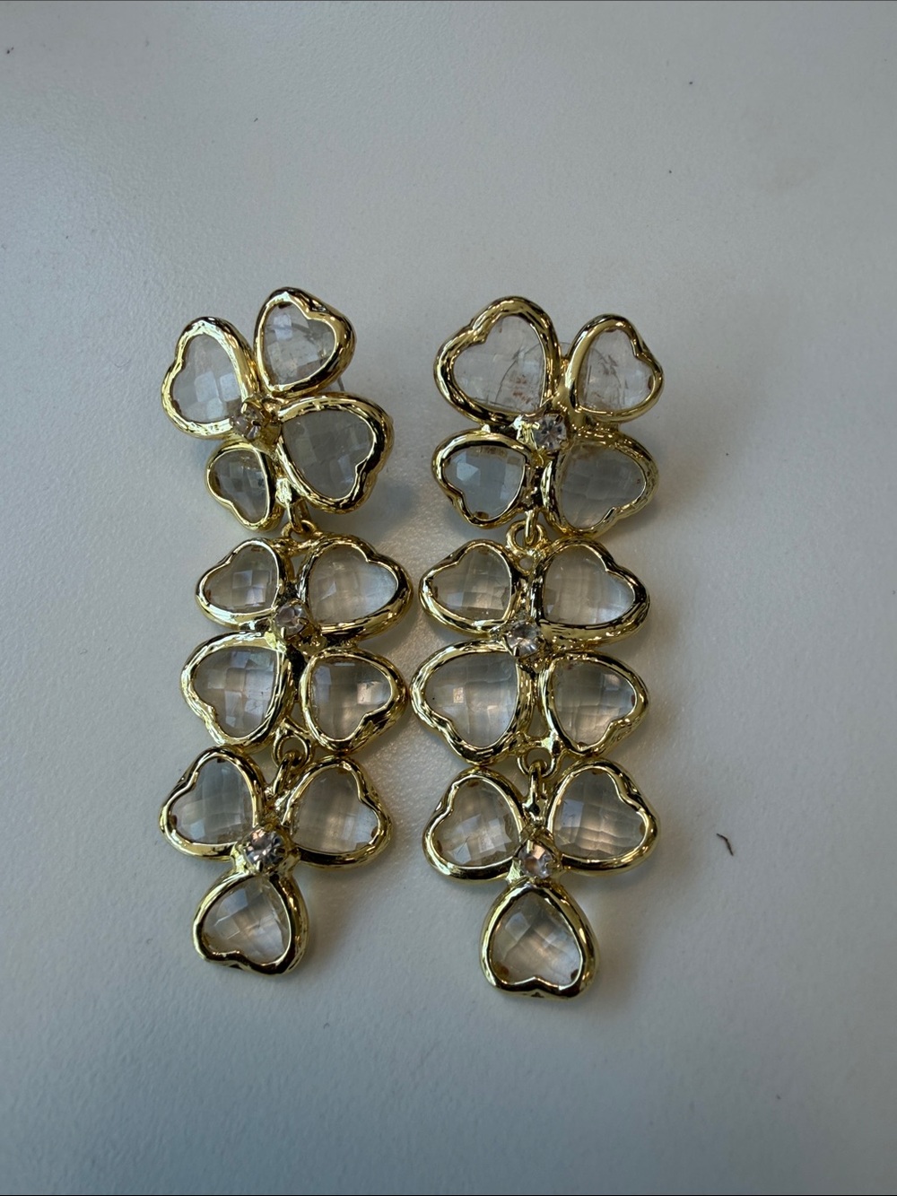 Dangle flower earrings